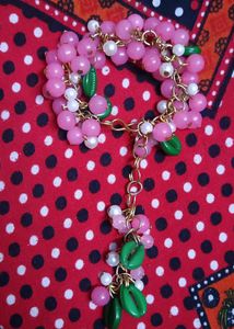 Pink &amp; Green and white