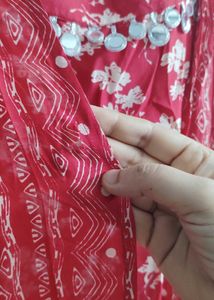 Red Dress And Jacket Set
