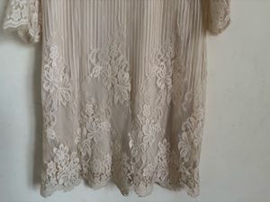 Off White Lace Dress