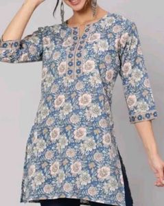 Floral Short Kurti