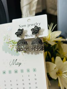 Oxidised Silver Earrings