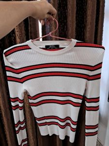 Striped Long Sleeve Top