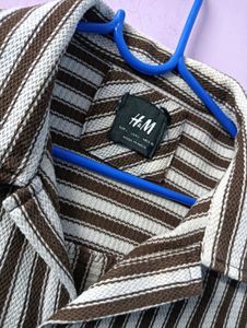 H&amp;M Striped Casual Shirt