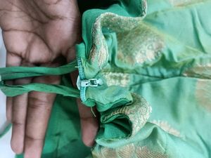 Pista Green Dhawani (skirt, blouse and dupatta)