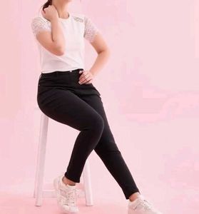 GO COLORS Women Solid Super Stretch Jeggings