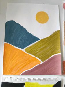 Boho Paintings Set
