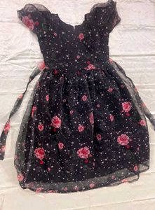 Floral Print Midi Dres