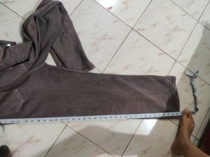Brown Wide Leg Jeans
