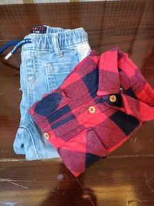 RED CASUAL WEAR FOR BABY BOYS