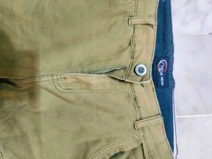 Trouser Pant Mehndi Green Colour