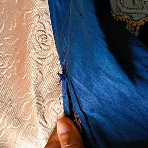 🛍️Blue &amp; Grey Embroidered Lehenga Choli⭐⭐