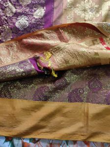Maroon Bridal Silk Saree