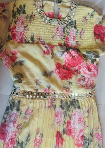 Floral Print Maxi  Dress
