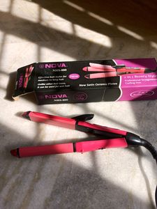 Nova NHS-800 2 in 1 Hair Straightener