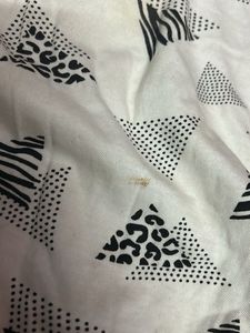 Patterned White T-shirt
