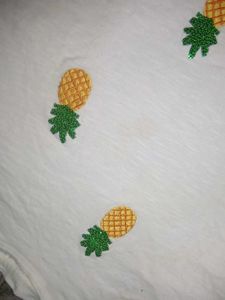 Pineapple Ruffle Sleeve Tee