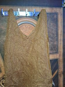 Sparkly Gold Tank Top