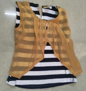 Striped Girls Top