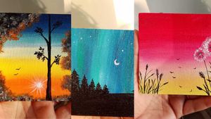 3 Beautiful Paintings For Wall Decor (HANDMADE)