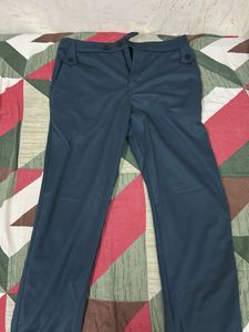 Blue Casual Pants