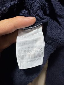 FILA Unisex Finch Navy Blue Sherpa Zipup Fleece