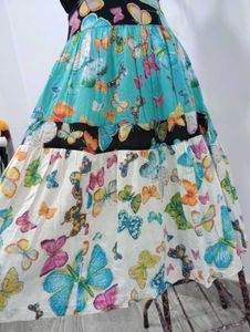 Butterfly Print Skirt