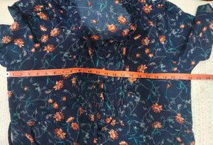 Floral Ruffle Hem Midi Dress