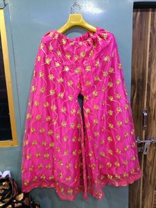 Heavy Sarara With Zari Work Kurta Set
