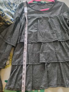 Metallic Partywear Ruffled Top!