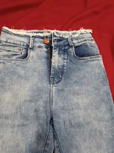 Ripped Knee Denim Jeans