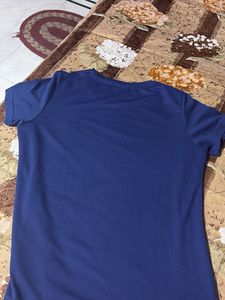 Blue Shein Active T-Shirt