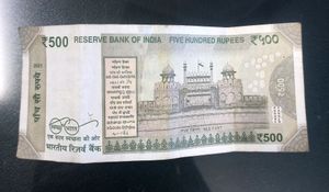 500rs Star ⭐ Sign Rare Note