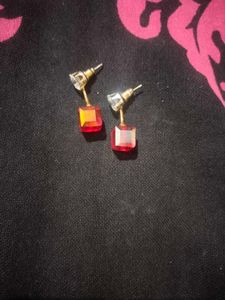 Gold Jhumka Earrings