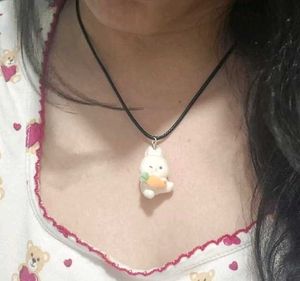 Kawaii Bunny Fur Pendant