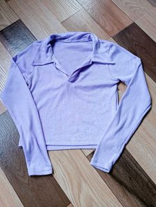 Lavender Long Sleeve Top