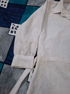 Two-Tone Shirt Dress