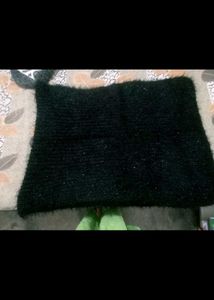 Fluffy Black showl (scarf) 🥵 warm for winter