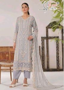 Heavy Work Pakistani Unstitched Dress Material