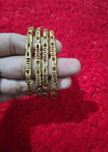 Gold Plated Bangle Set 3