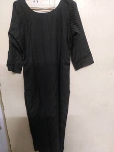 Long Black Kurti
