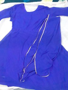 Royal Blue Anarkali Suit