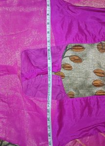 Pink Silk Blend Blouse