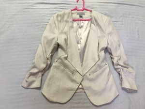 H&amp;M Beige In Colour Blazer Bust 36-38