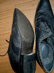 Louis Philippe Leather Formal Shoes
