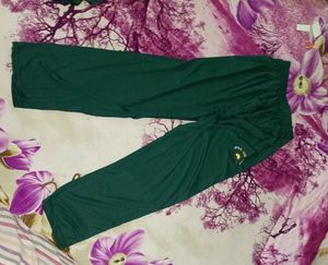 Green Graphic Pajama Set