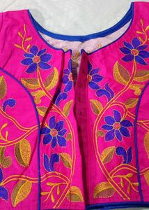 Pink Embroidered Blouse