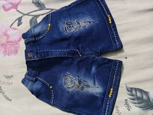 Blue Shorts Pant