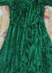 Bottle green Velvet