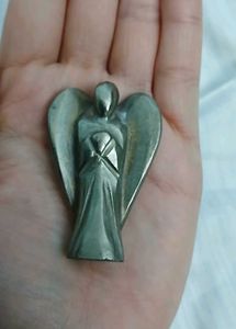Pyrite Angel Figurine