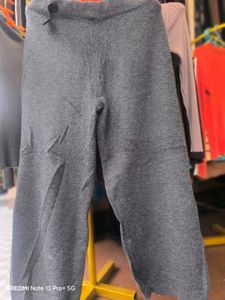 Gray Knit Pants